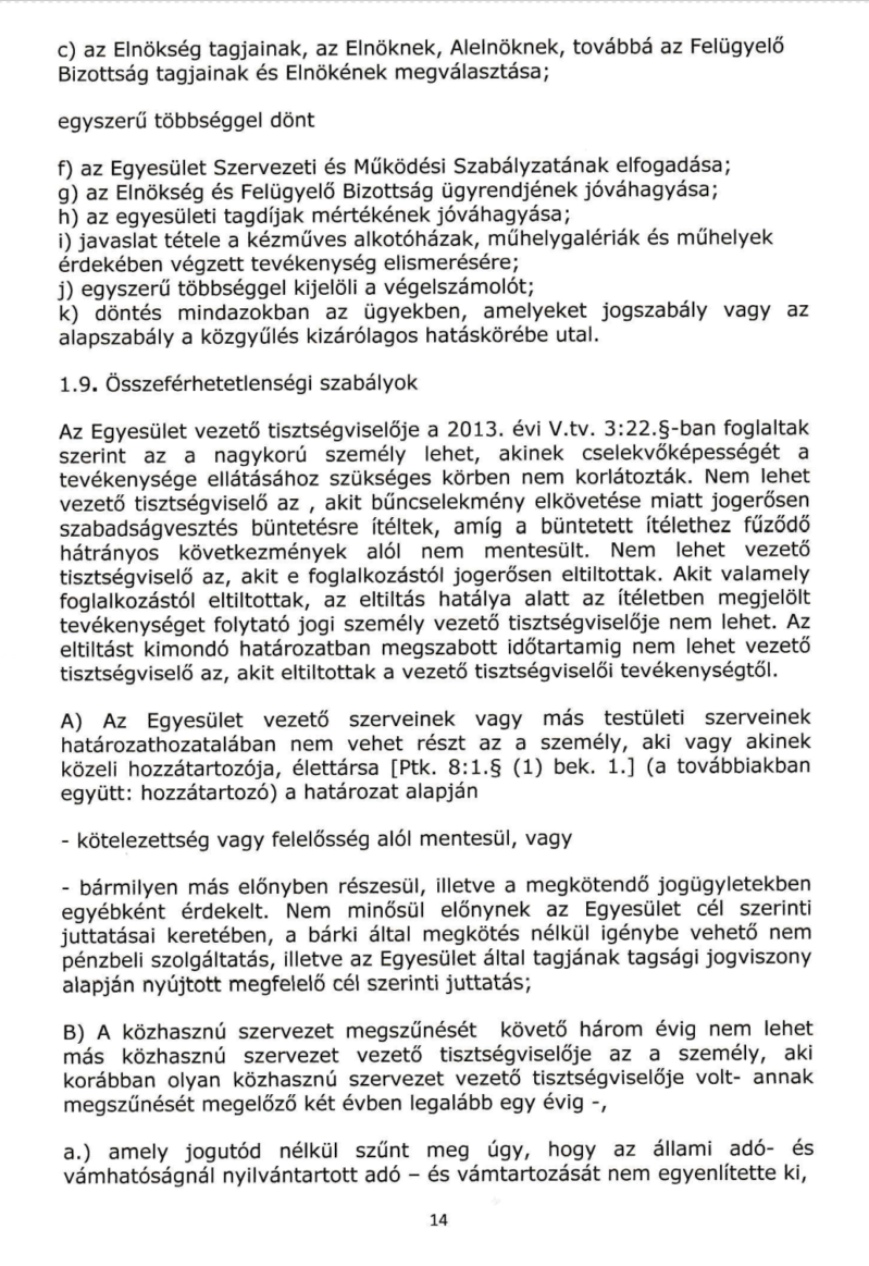 alapszabalyzat
