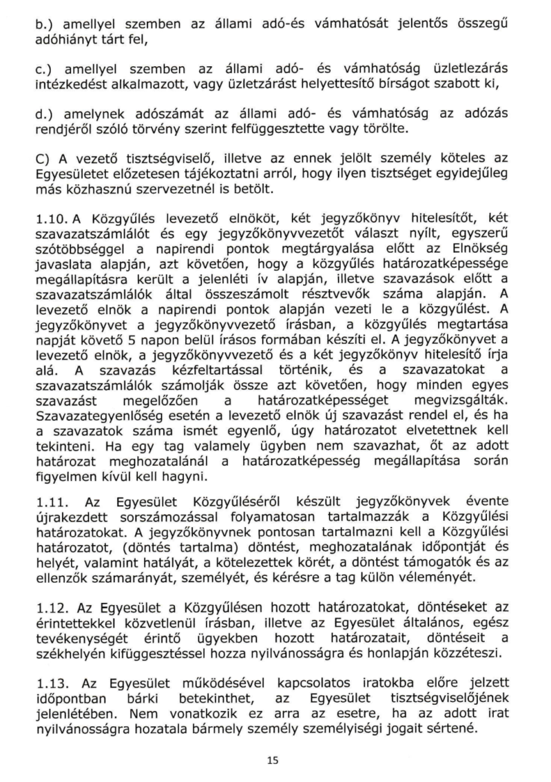 alapszabalyzat