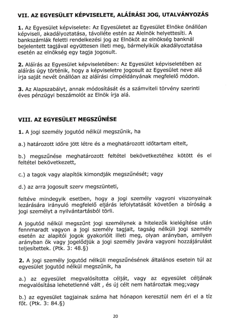 alapszabalyzat