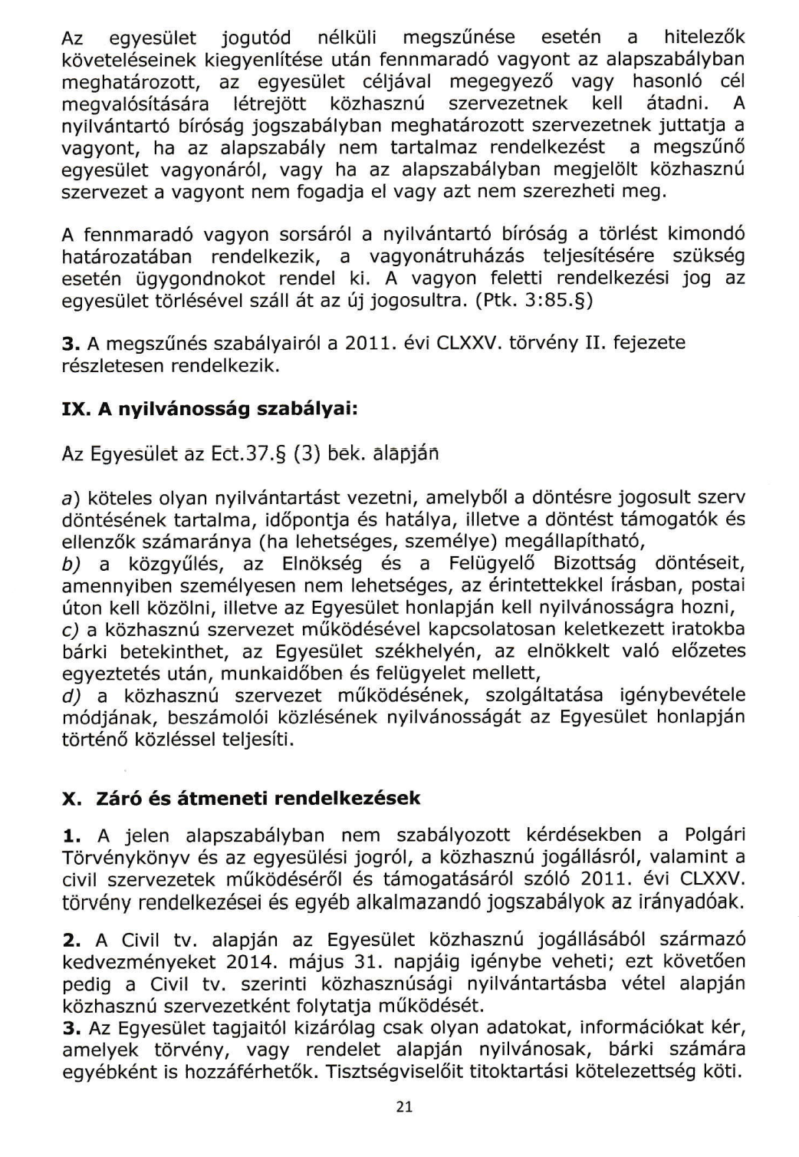 alapszabalyzat